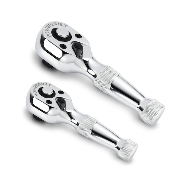 2Pc Little Ratchet Set 1/4" Drive & 3/8" Dr